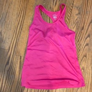 Hot pink Nike tank top